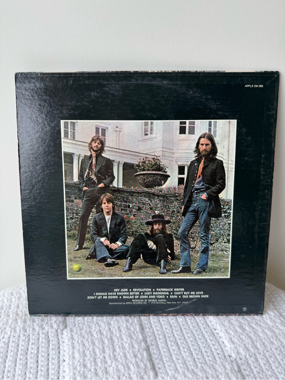 The Beatles Hey Jude Vinyl LP 1970 Apple Records SW-385